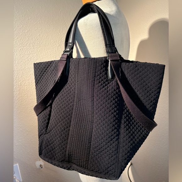 Vera Bradley Black Quilted Change It Up Tote - Picture 2 of 7